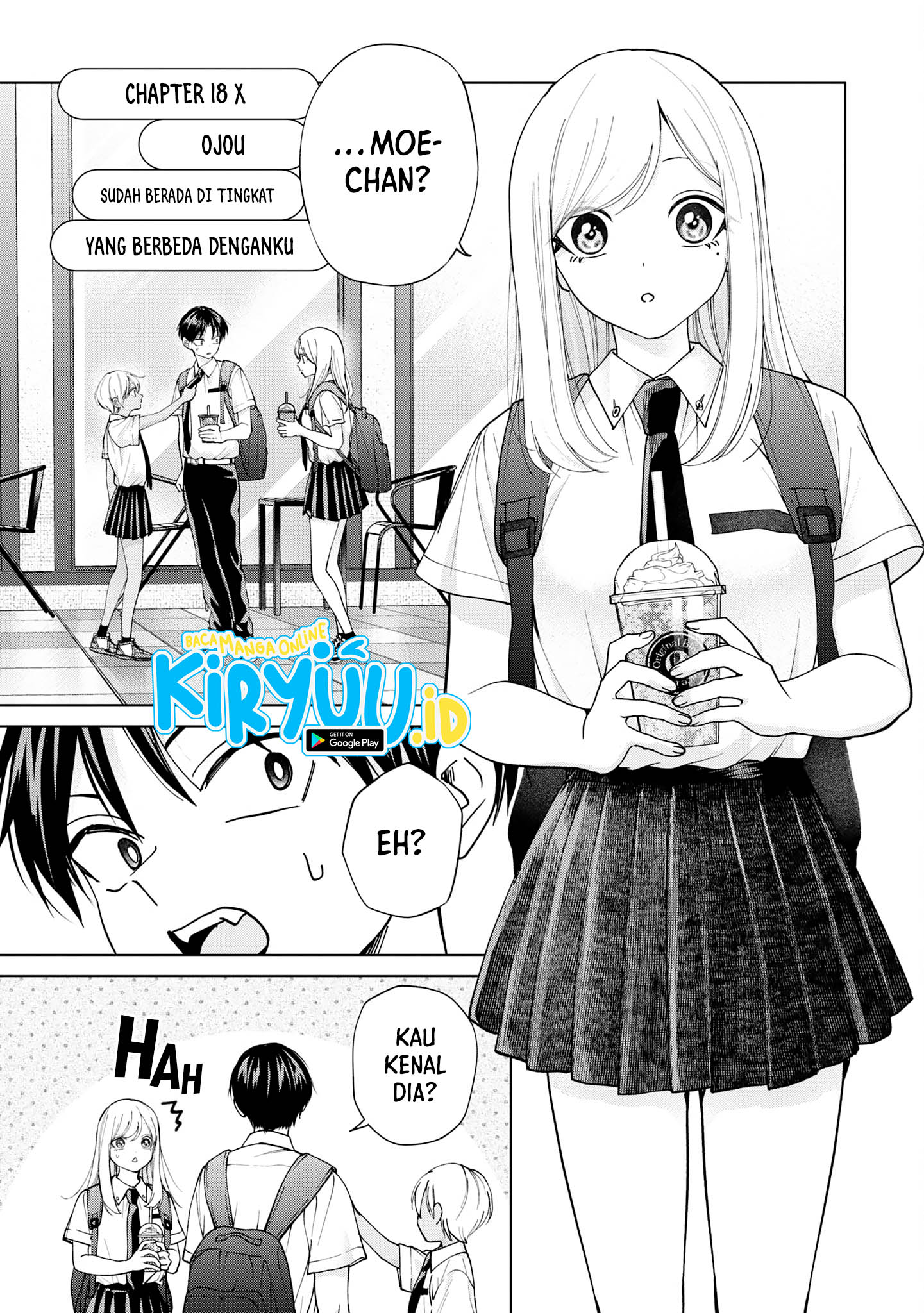 Komik Kusunoki-san wa Koukou Debut ni Shippai shite Iru - Chapter 18