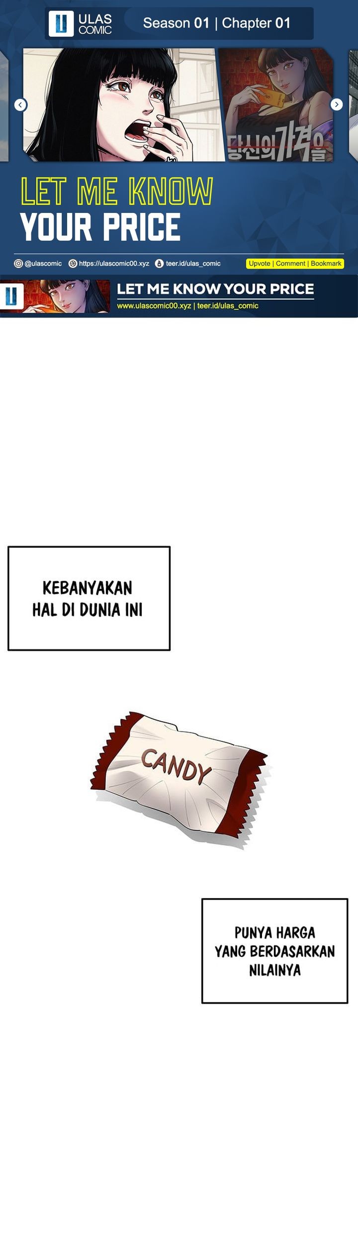Komik Let Me Know Your Price - Chapter 1