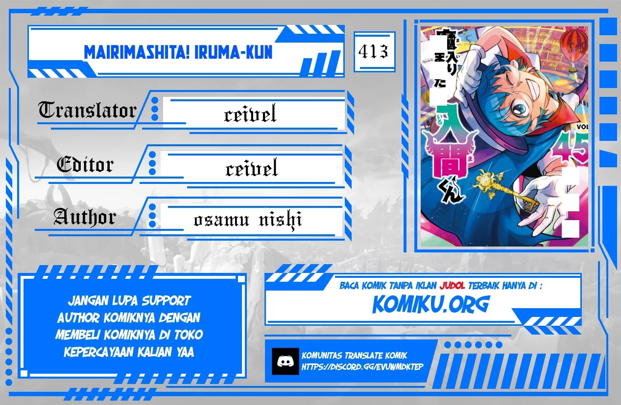 Baca Komik Mairimashita! Iruma-kun Chapter 413 Gambar 1