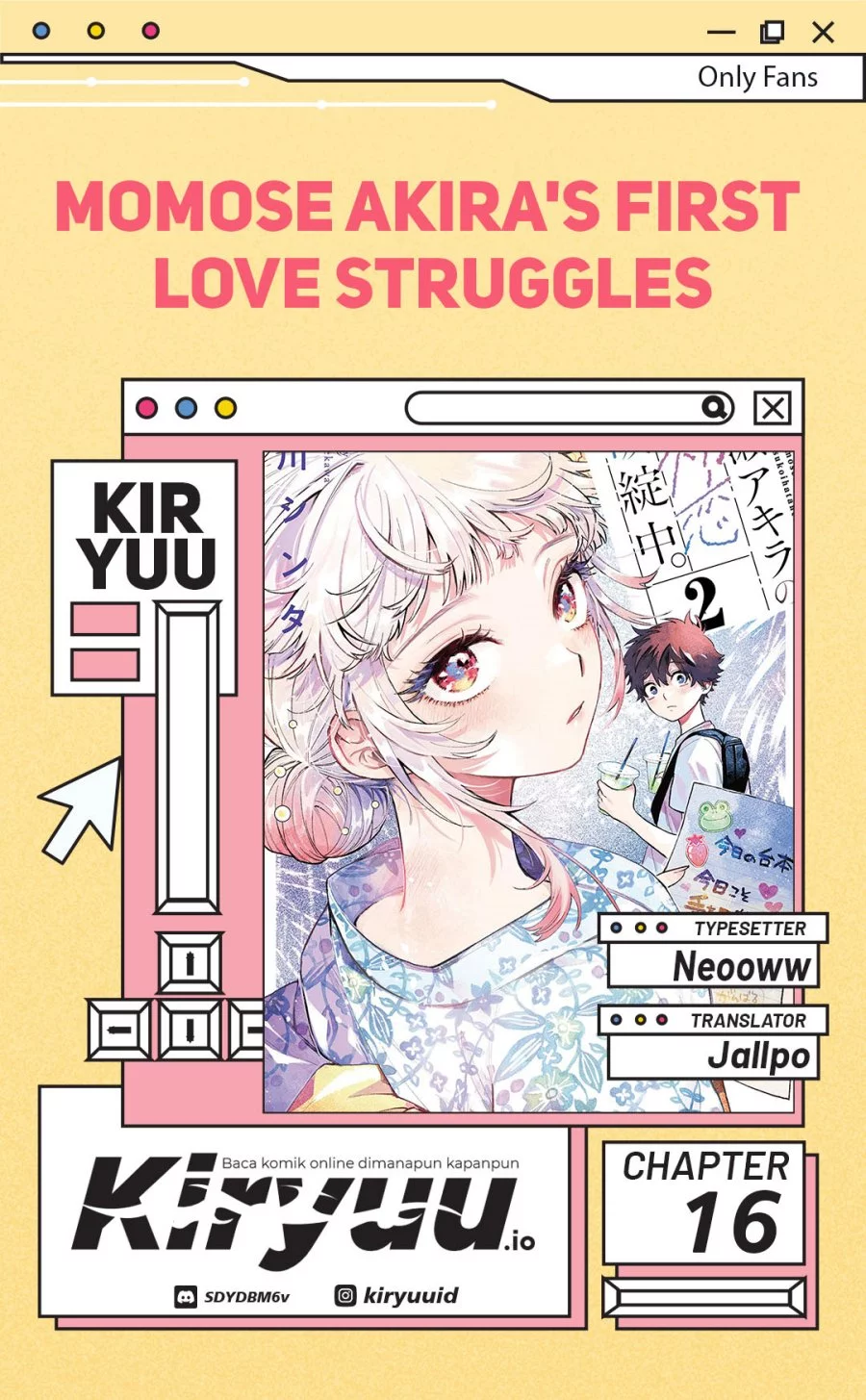 Baca Komik Momose Akira no Hatsukoi Hatan-chuu. Chapter 16 Gambar 1