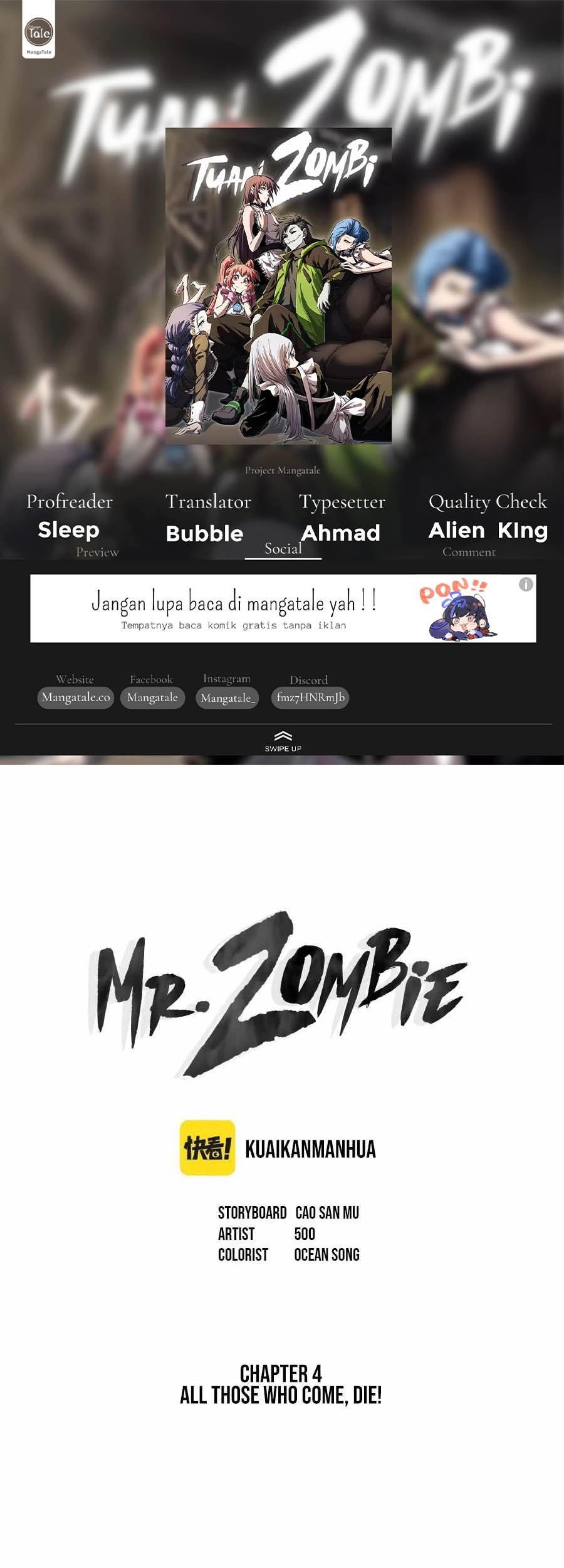 Komik Mr. Zombie - Chapter 04