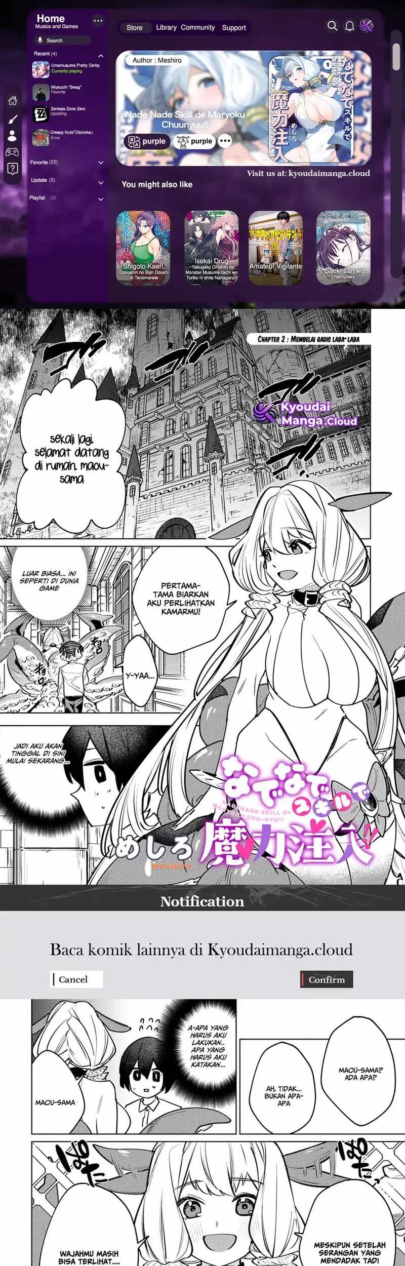 Komik Nade Nade Skill de Maryoku Chuunyuu!! - Chapter 2