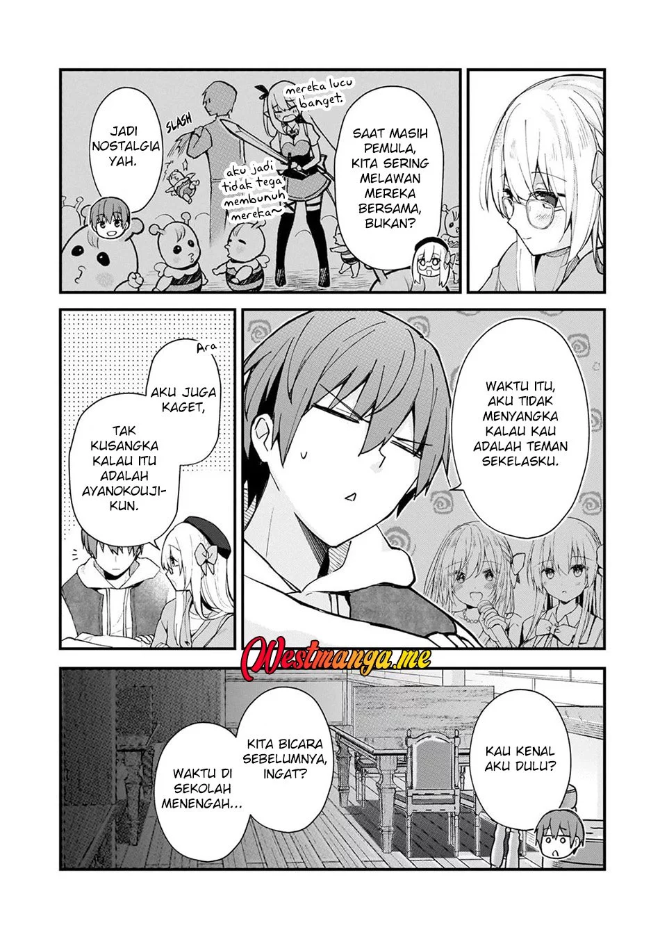 Netoge no Yome ga Ninki Idol datta ken ~Cool-kei no kanojo wa genjitsu demo yome no tsumori de iru~ Chapter 31 Gambar 4