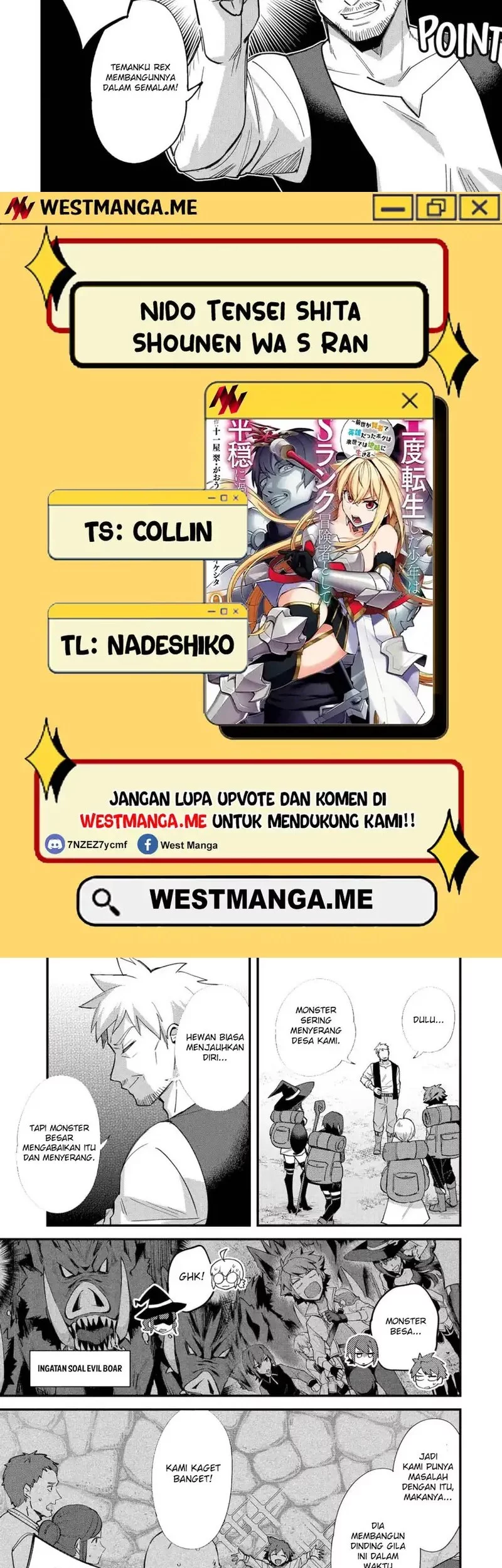Baca Manga Nido Tensei Shita Shounen wa S Rank Boukensha Toshite Heion ni Sugosu Chapter 50 Gambar 2