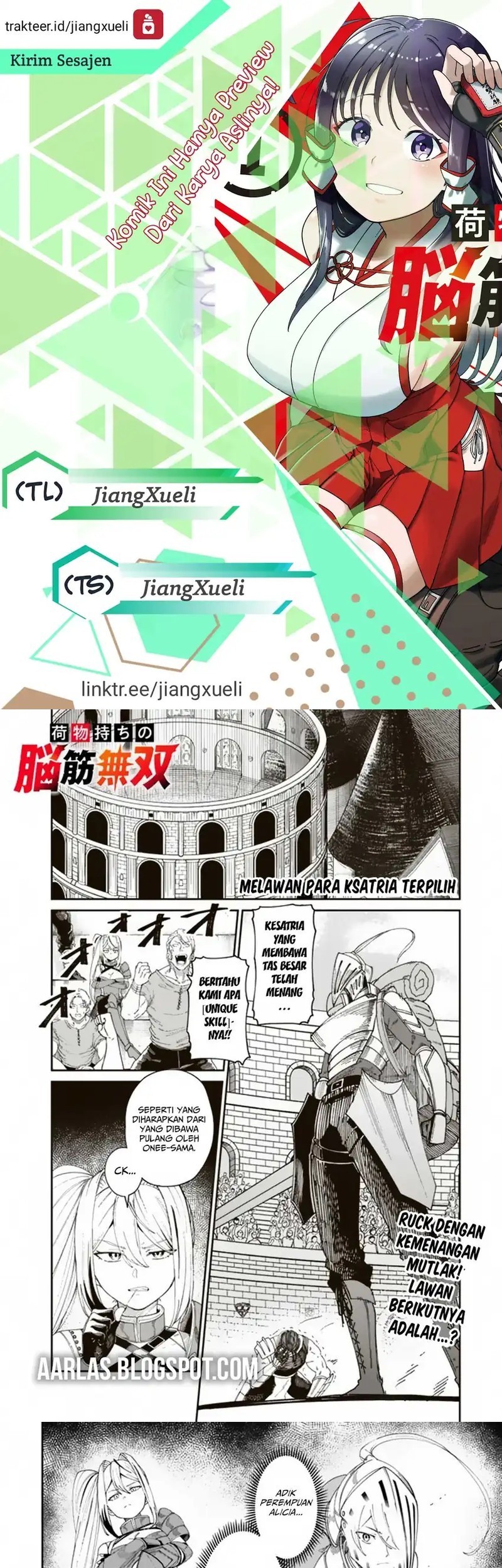Komik Nimotsu Mochi no Nousuji Musou - Chapter 11.1