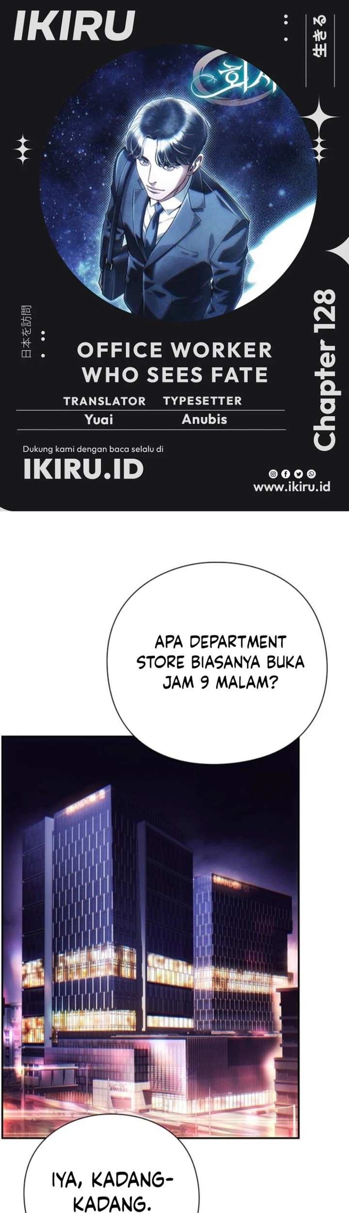 Komik Office Worker Who Sees Fate - Chapter 128