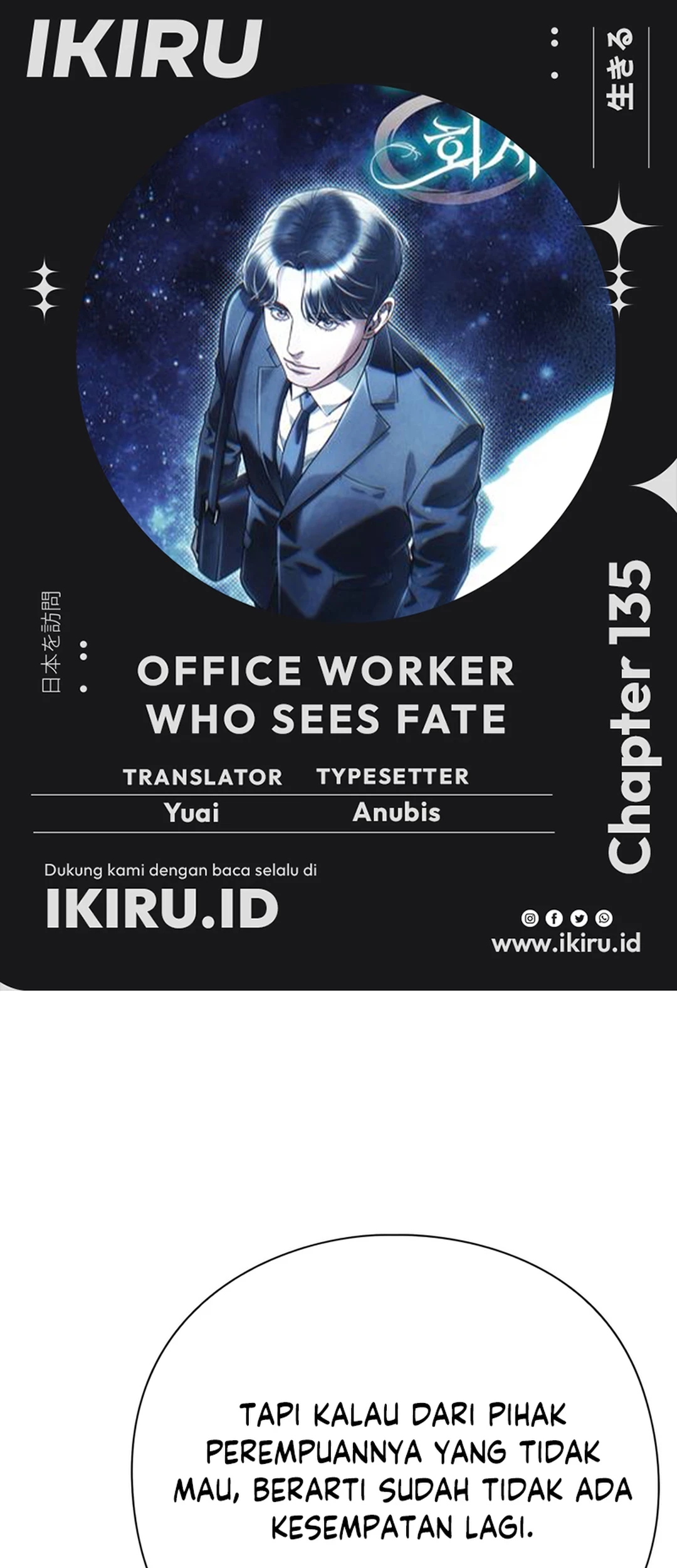 Komik Office Worker Who Sees Fate - Chapter 135