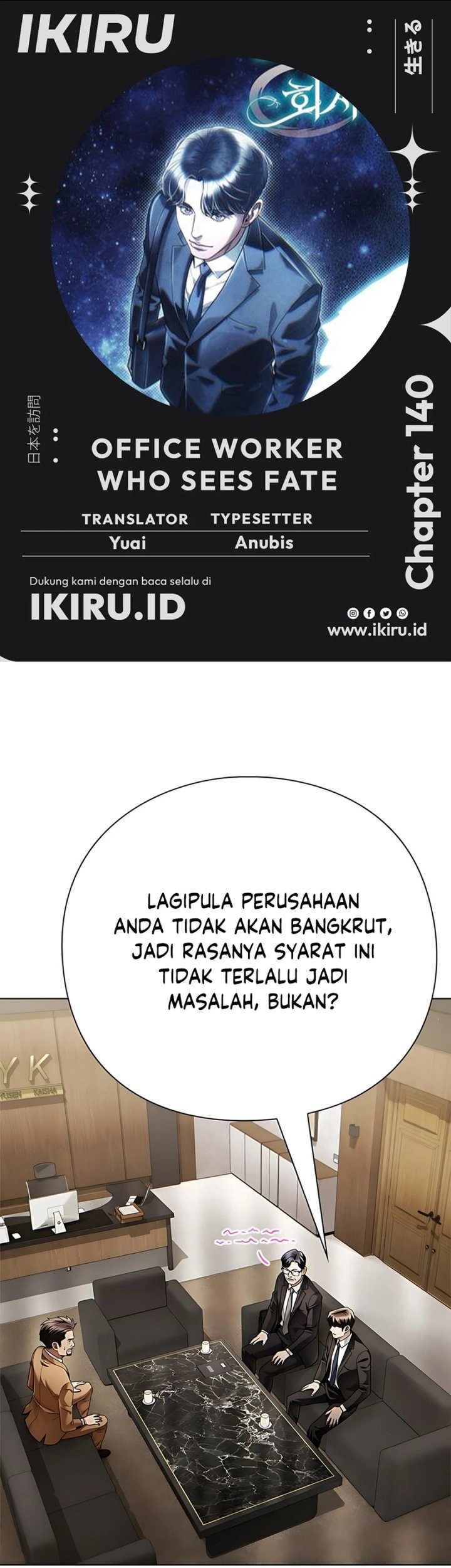 Komik Office Worker Who Sees Fate - Chapter 140