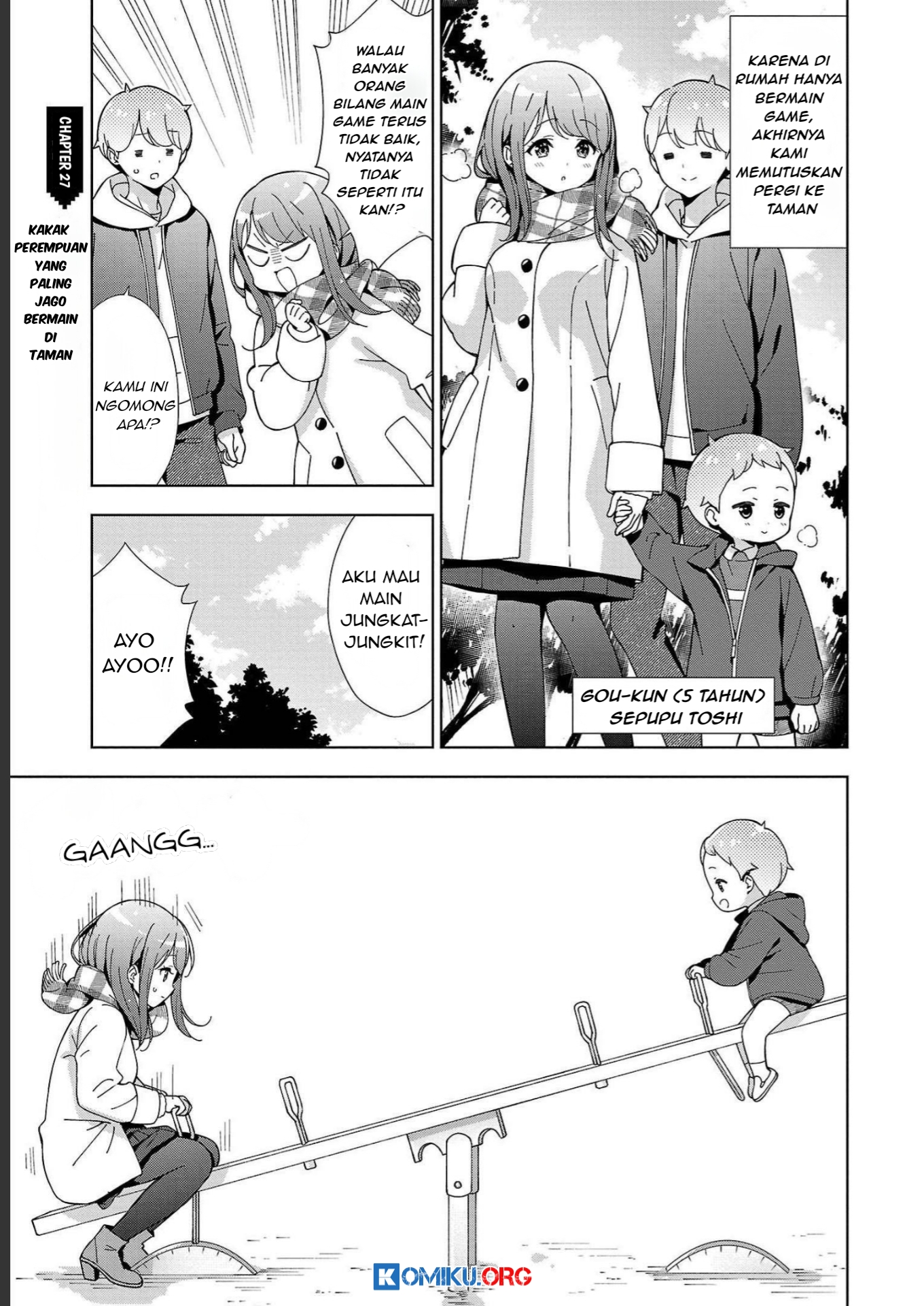 Baca Manga Onee-chan wa Game o Suruto Hito ga Kawaru Onee-chan Chapter 27 Gambar 2