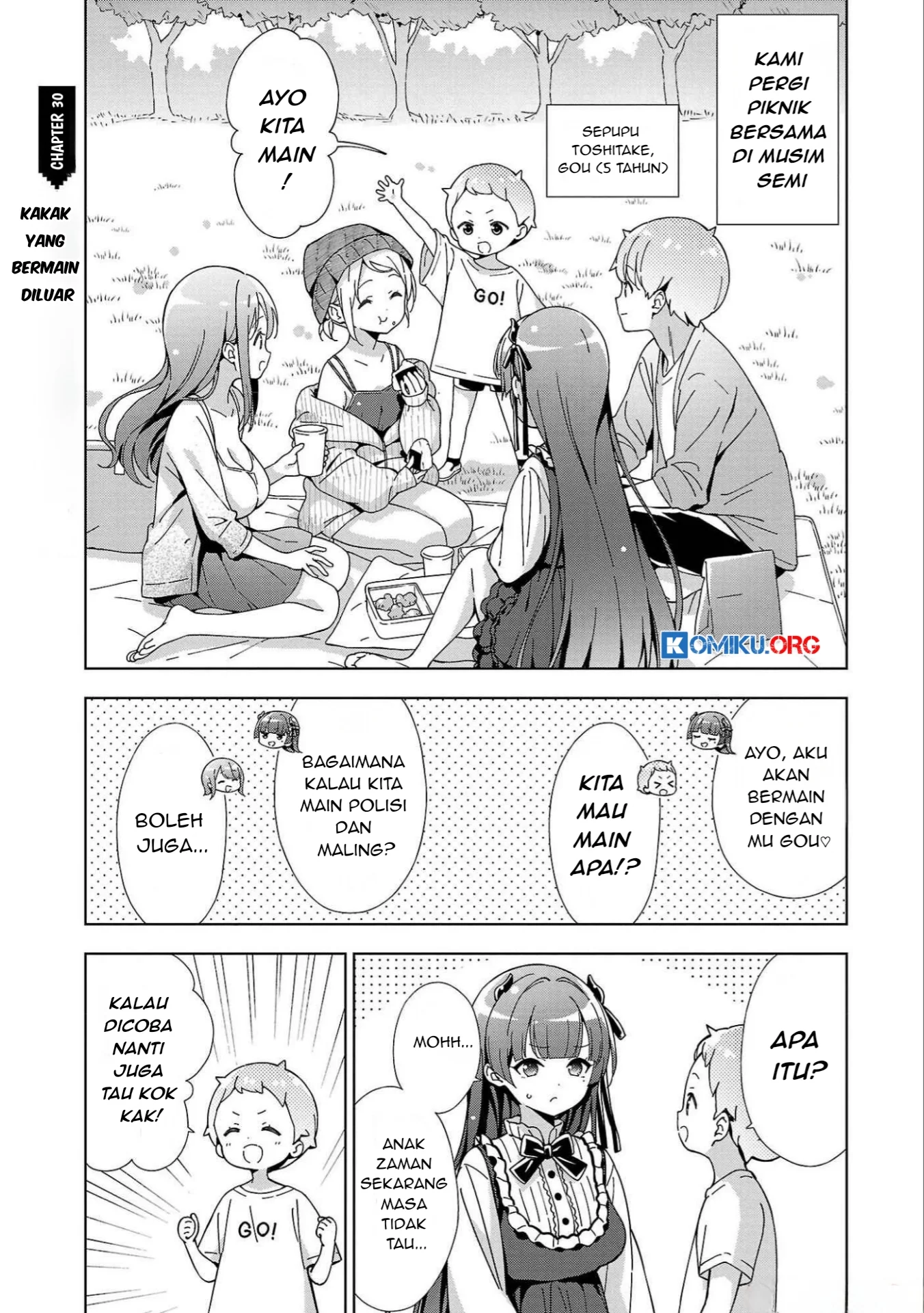 Baca Manga Onee-chan wa Game o Suruto Hito ga Kawaru Onee-chan Chapter 30 Gambar 2