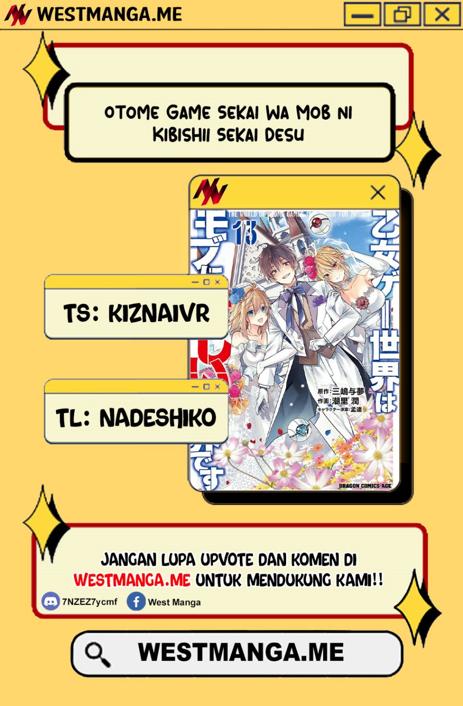 Komik Otome Game Sekai wa Mob ni Kibishii Sekai Desu - Chapter 70