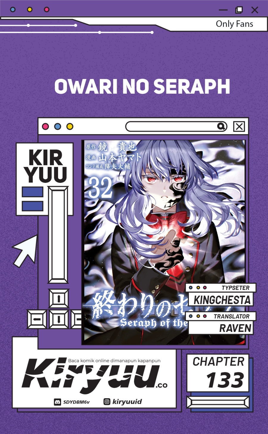 Komik Owari no Seraph - Chapter 133