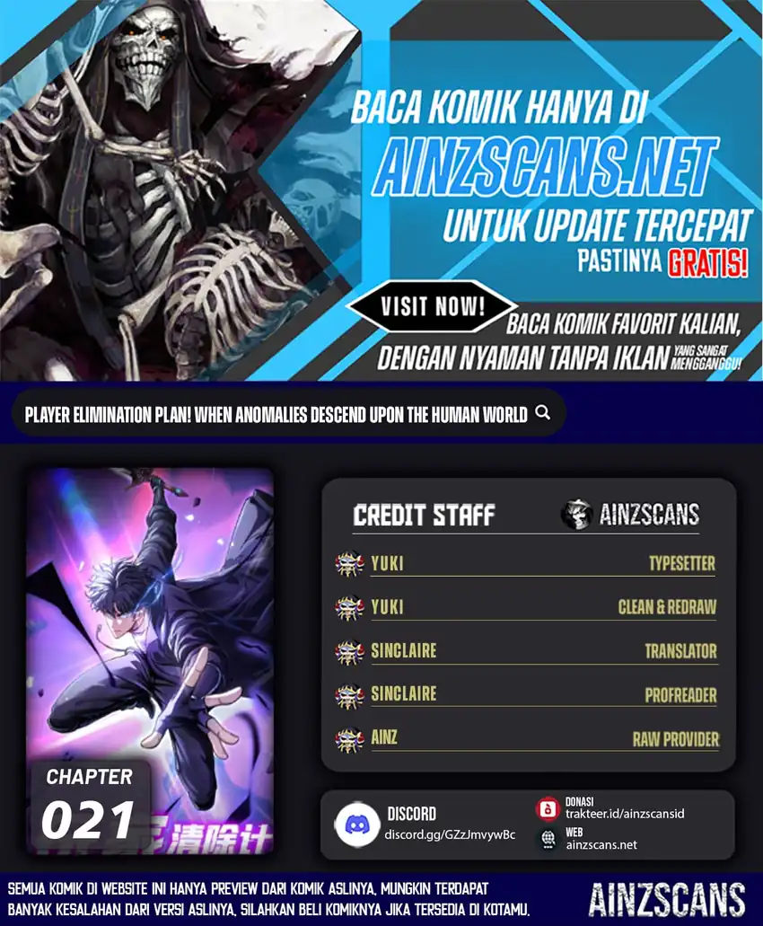 Baca Komik Player Elimination Plan! When the Mutation Descends Upon the World Chapter 21 Gambar 1