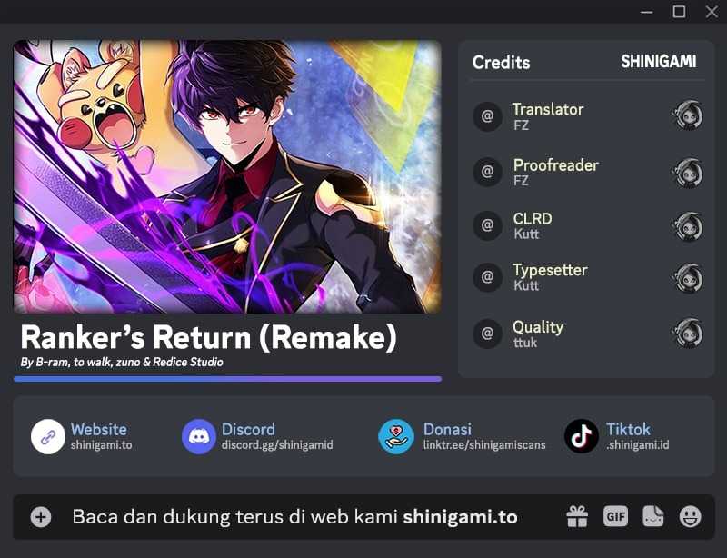 Komik Ranker’s Return (Remake) - Chapter 208