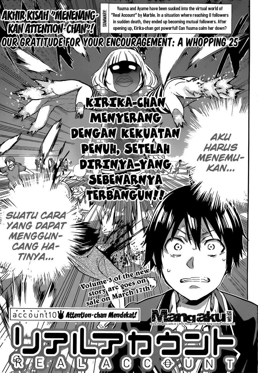 Komik Real Account 2 - Chapter 10