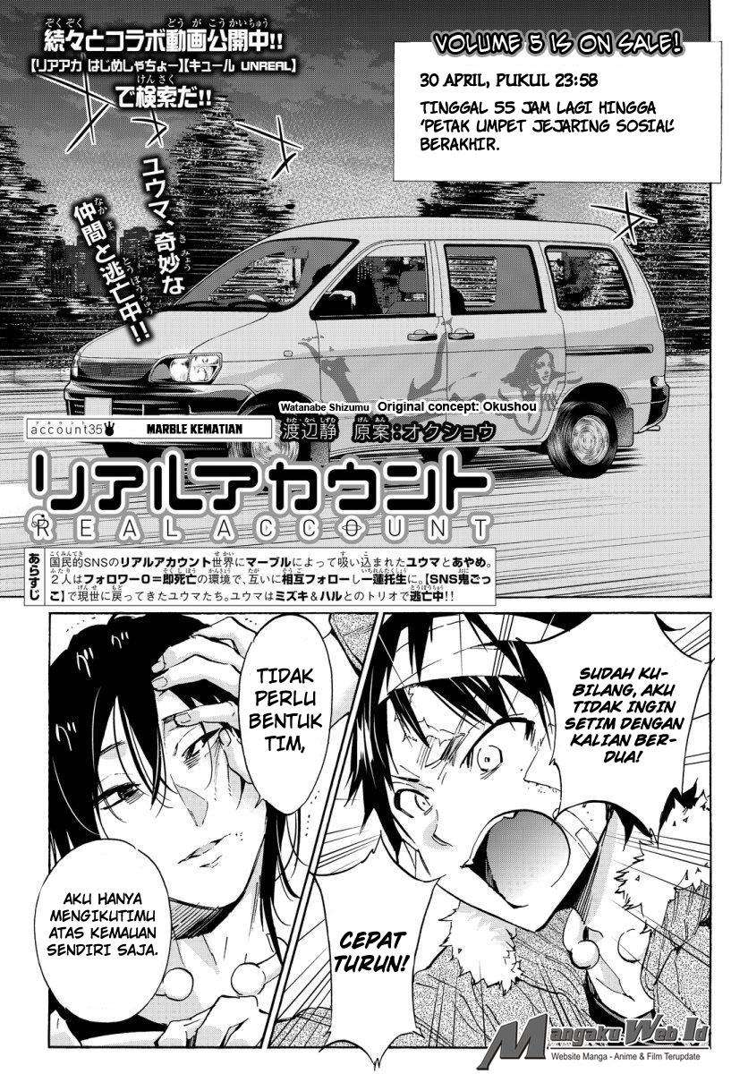 Komik Real Account 2 - Chapter 35