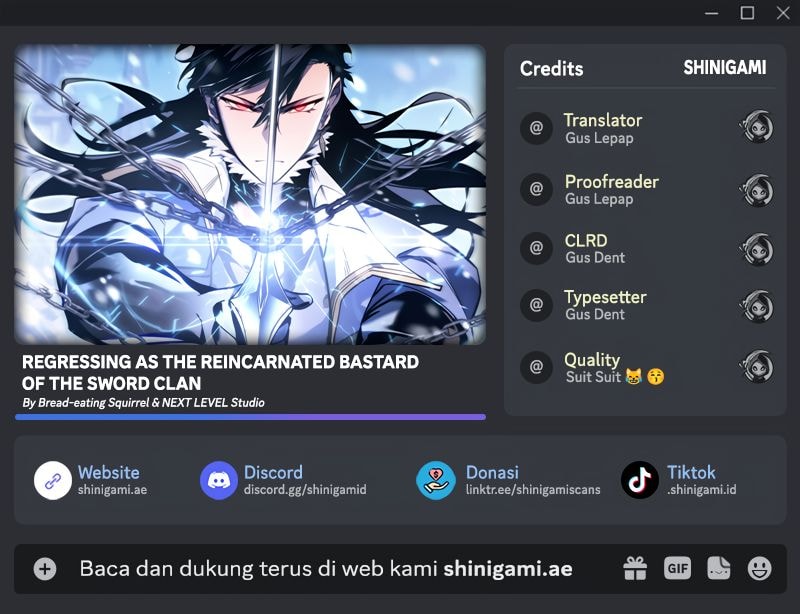 Komik Regressing As The Reincarnated Bastard Of The Sword Clan - Chapter 52