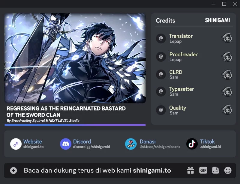 Baca Komik Regressing As The Reincarnated Bastard Of The Sword Clan Chapter 60 Gambar 1