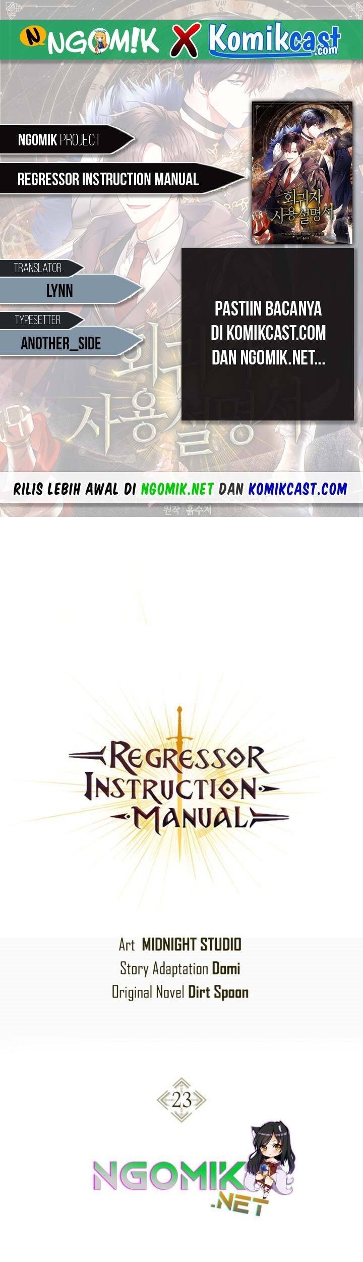 Komik Regressor Instruction Manual - Chapter 23