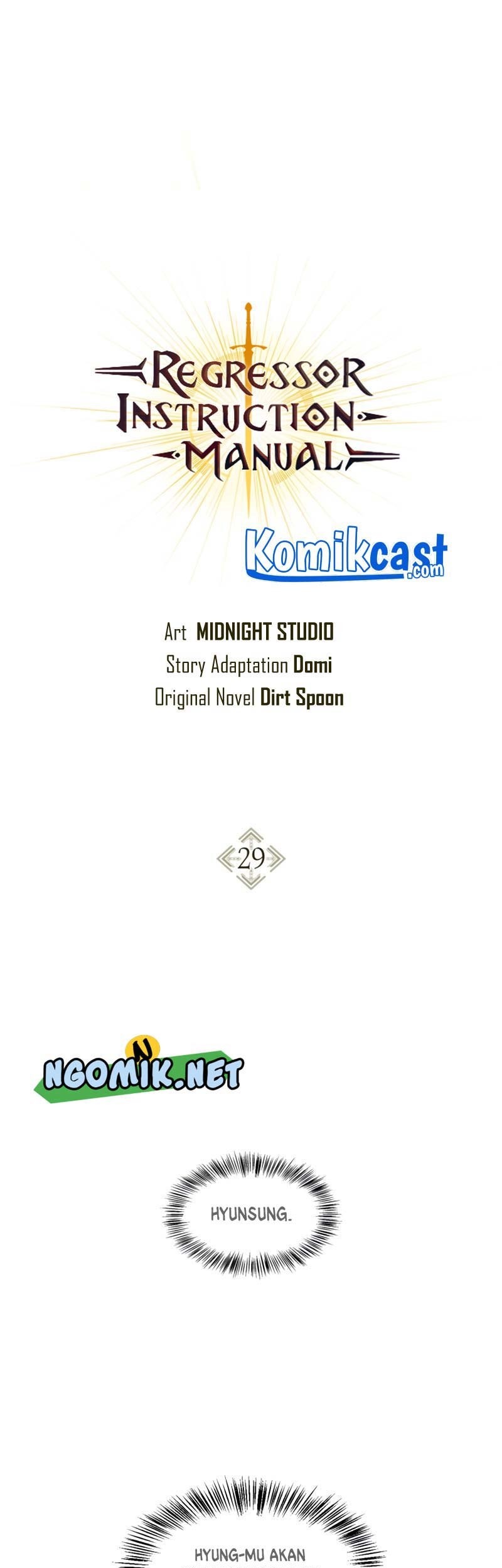 Komik Regressor Instruction Manual - Chapter 29