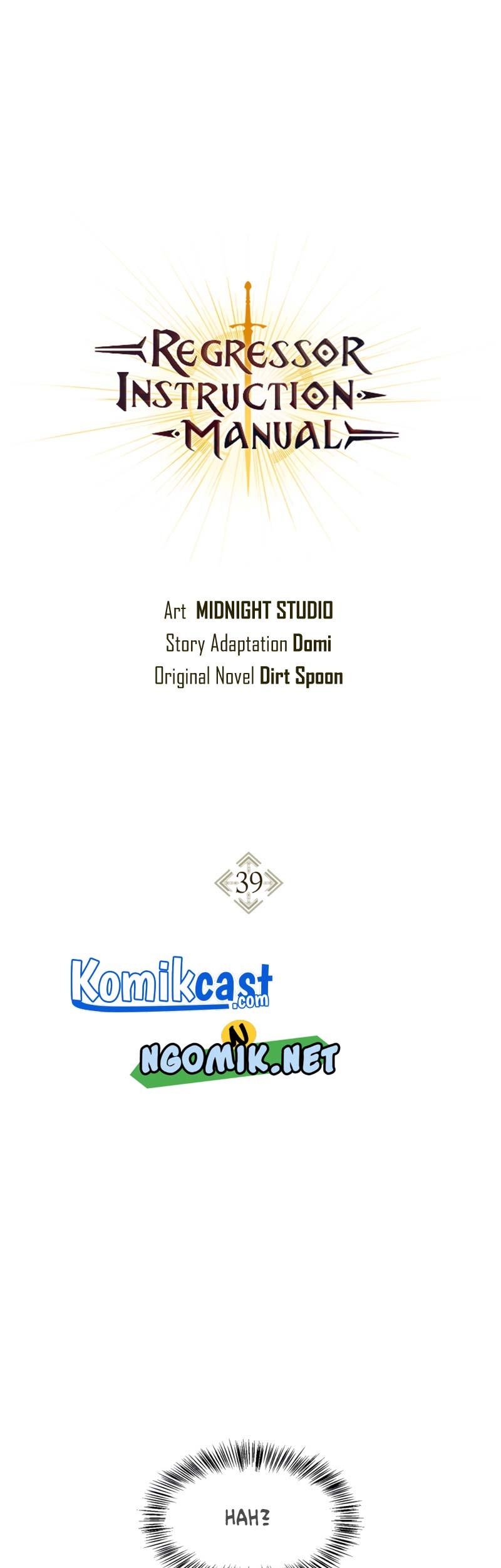 Komik Regressor Instruction Manual - Chapter 39