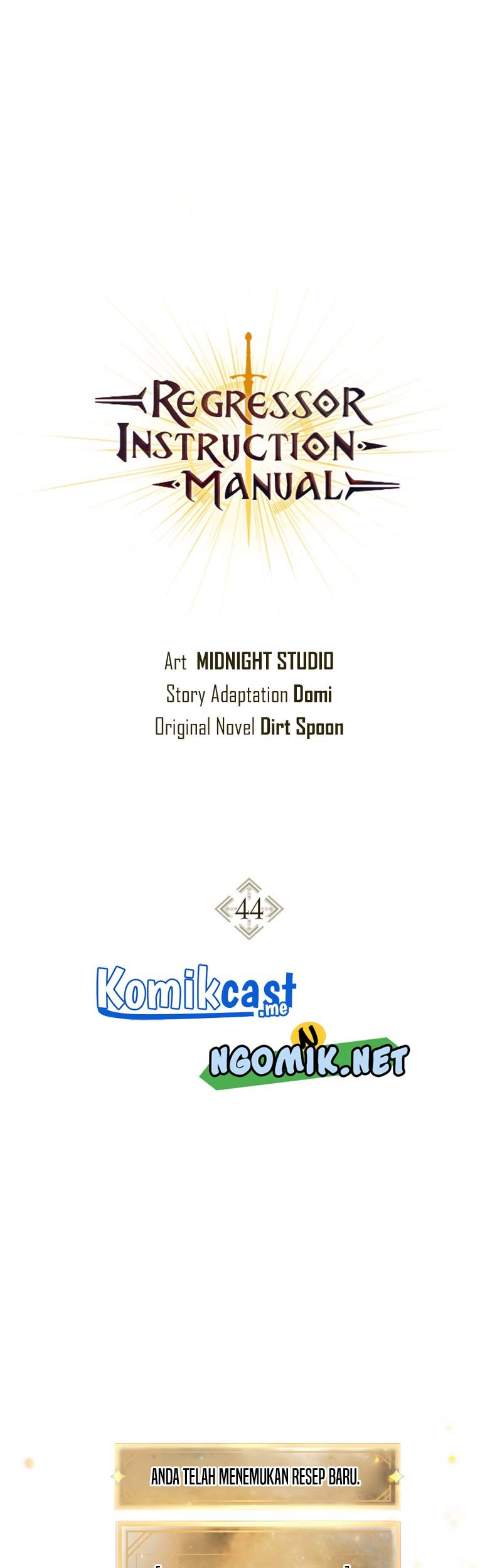 Komik Regressor Instruction Manual - Chapter 44