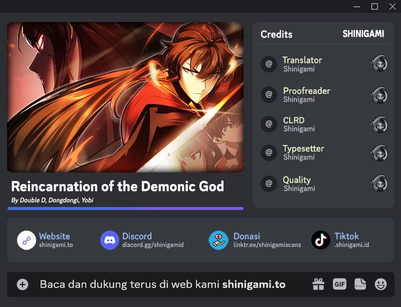 Baca Komik Reincarnation Of The Demonic God Chapter 1 Gambar 1