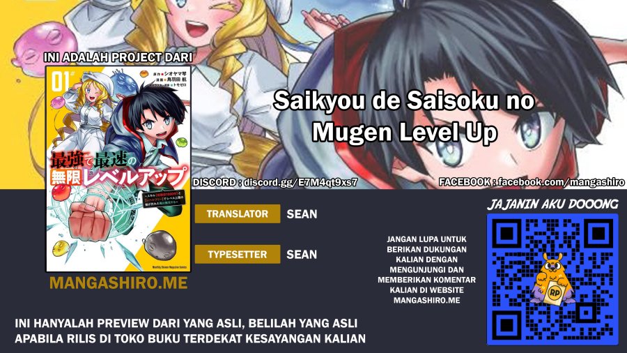 Komik Saikyou de Saisoku no Mugen Level Up - Chapter 1