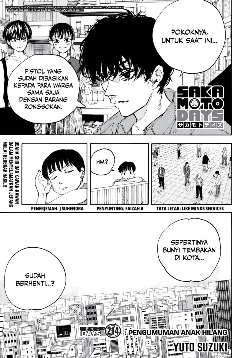 Komik Sakamoto Days - Chapter 214