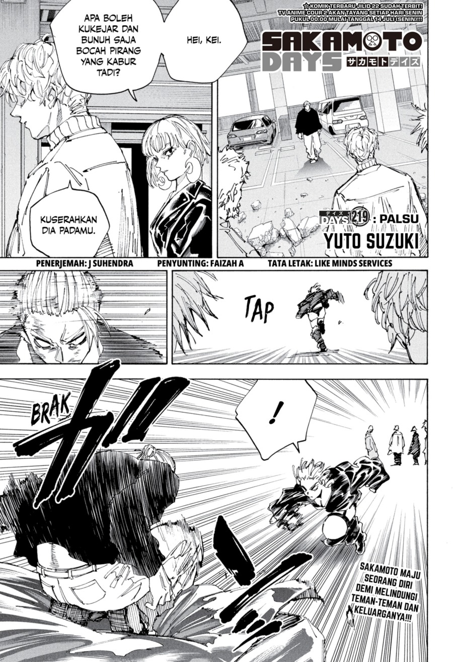 Komik Sakamoto Days - Chapter 219