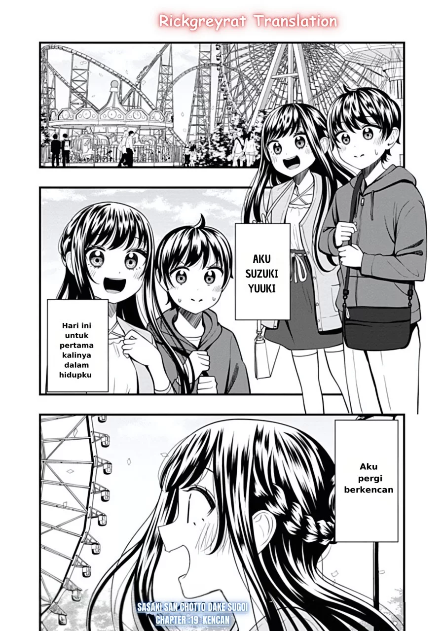 Baca Manga Sasaki-san wa Chotto dake Sugoi. Chapter 19 Gambar 2