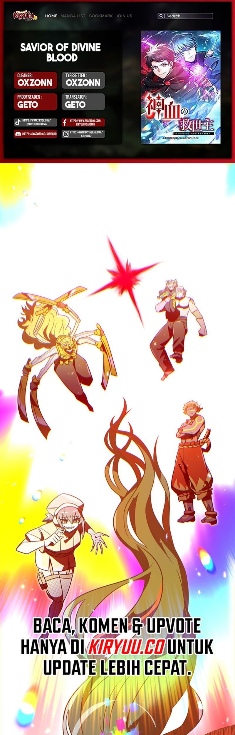 Komik Savior of Divine Blood ~Draw Out 0.00000001% to Become the Strongest~ - Chapter 89