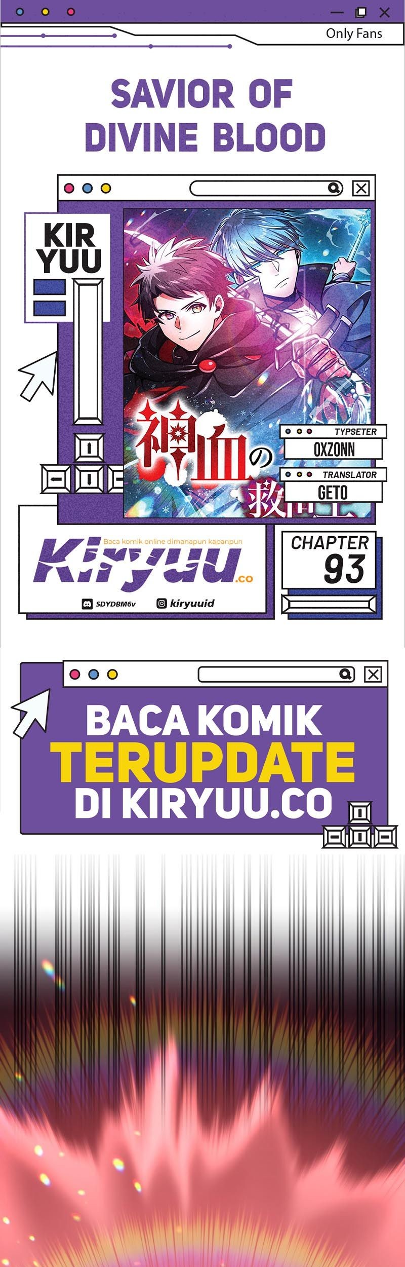 Komik Savior of Divine Blood ~Draw Out 0.00000001% to Become the Strongest~ - Chapter 93