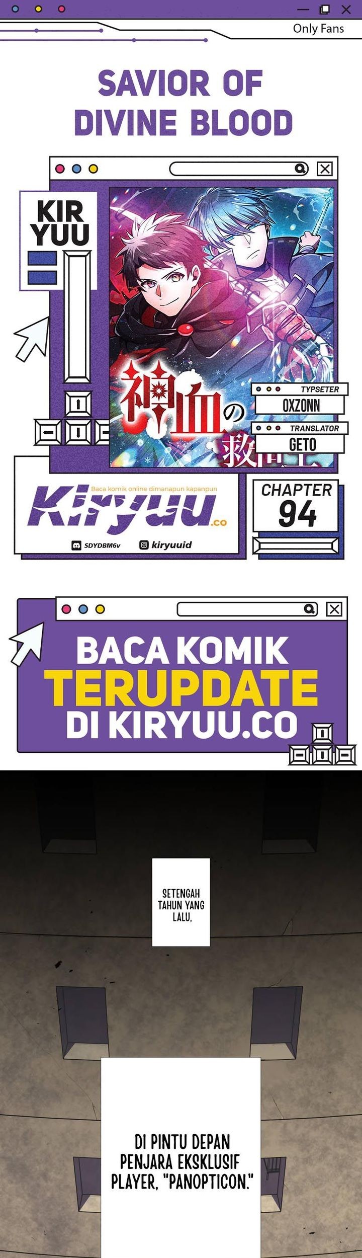 Komik Savior of Divine Blood ~Draw Out 0.00000001% to Become the Strongest~ - Chapter 94