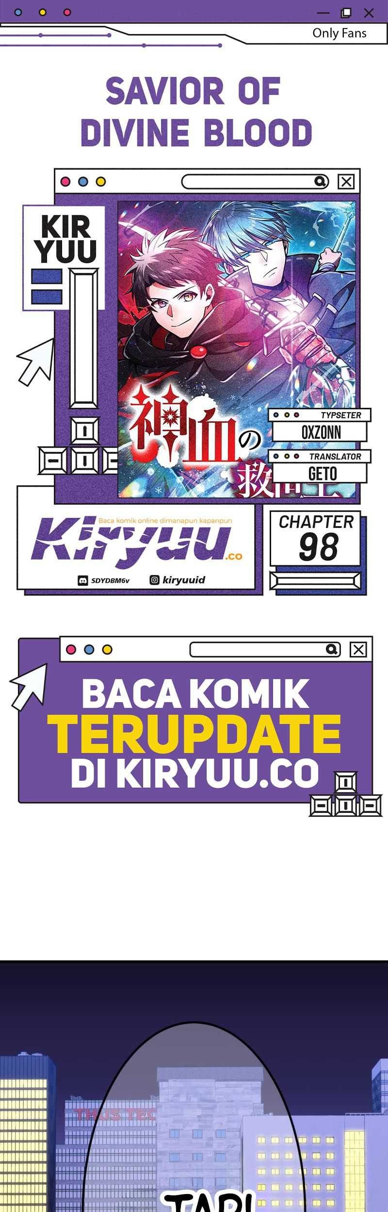 Komik Savior of Divine Blood ~Draw Out 0.00000001% to Become the Strongest~ - Chapter 98
