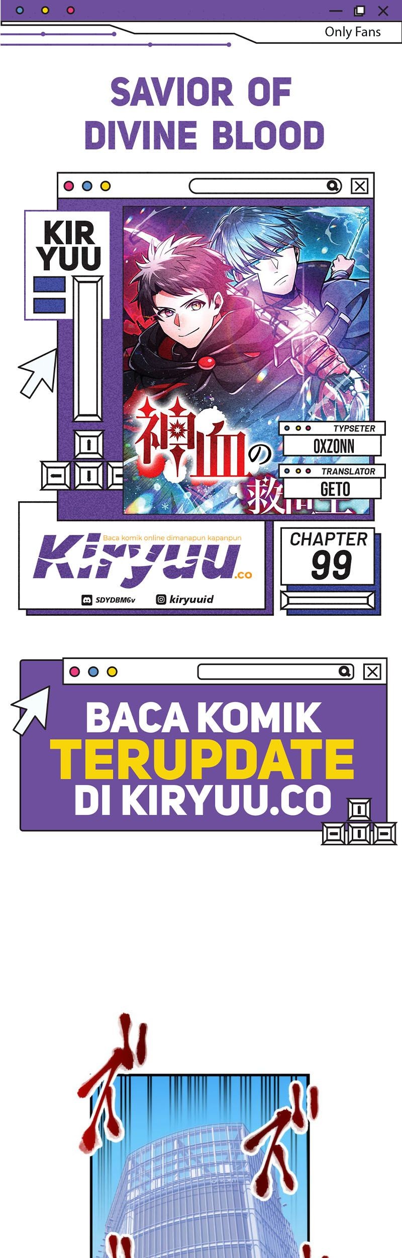 Komik Savior of Divine Blood ~Draw Out 0.00000001% to Become the Strongest~ - Chapter 99