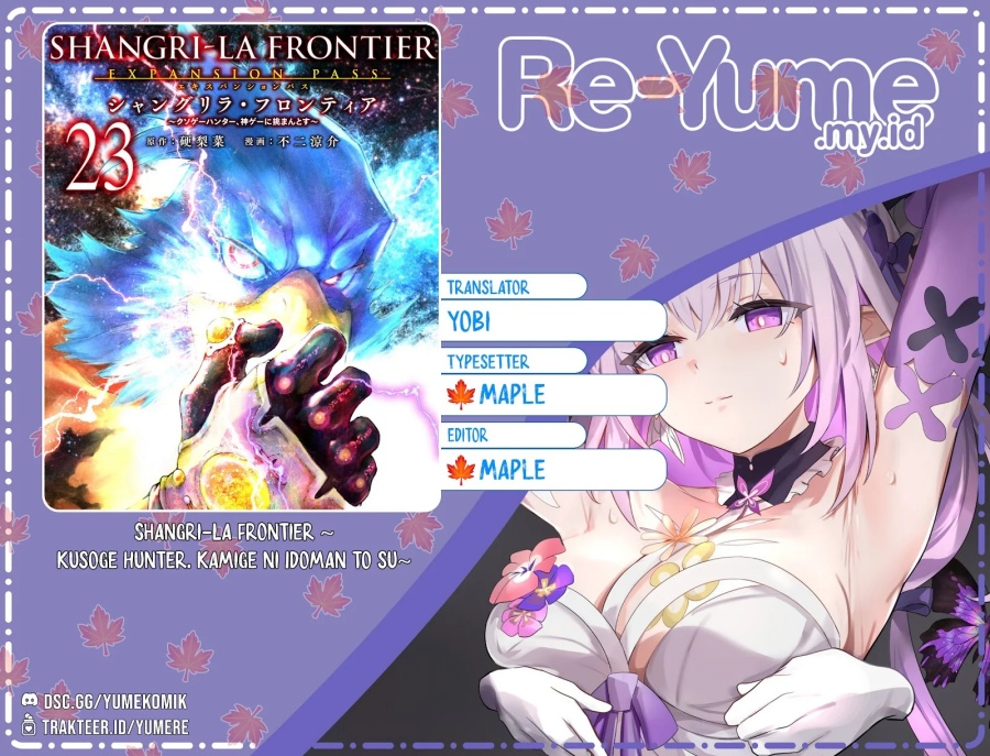 Komik Shangri-La Frontier ~ Kusoge Hunter, Kamige ni Idoman to su~ - Chapter 228