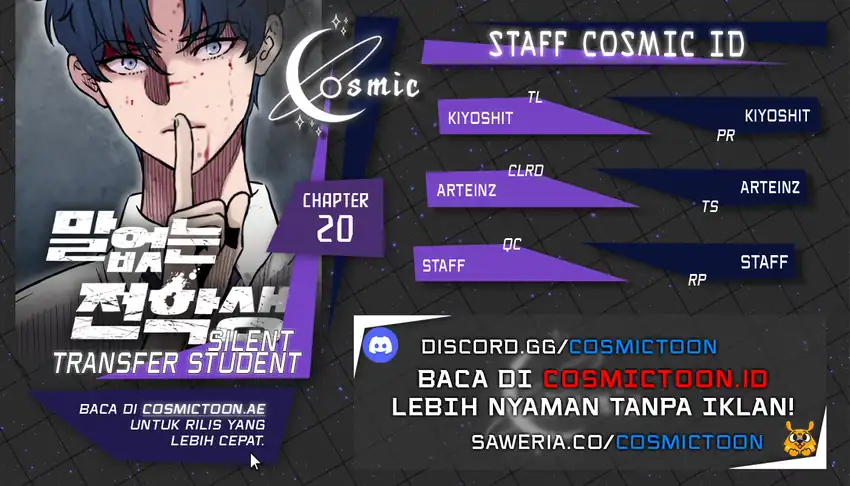 Baca Komik Silent Transfer Student Chapter 20 Gambar 1