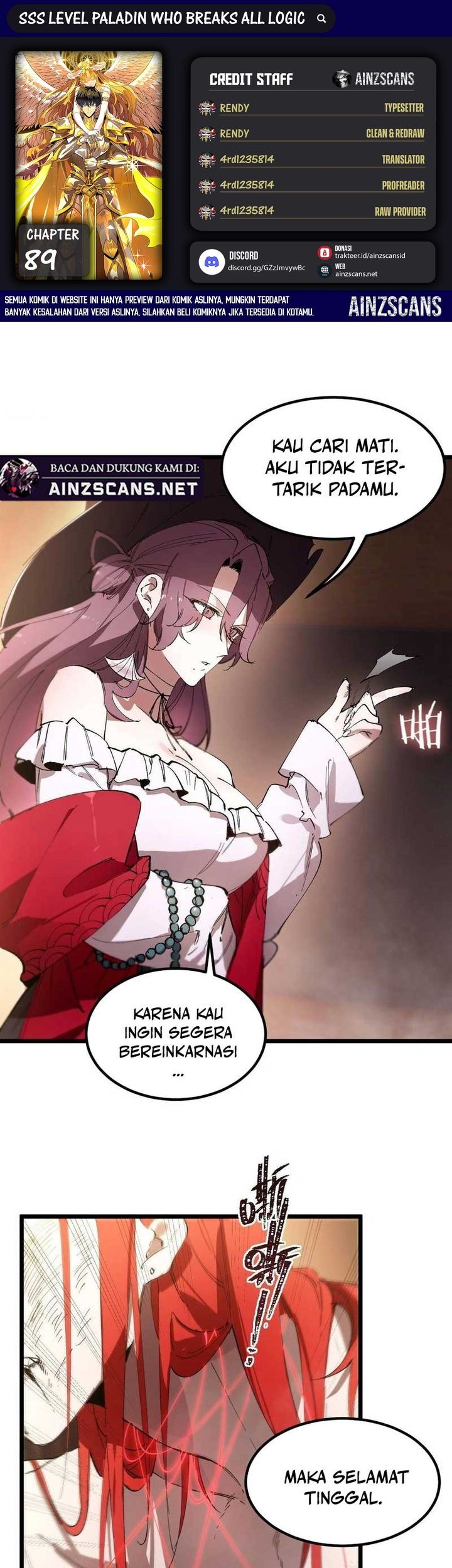Komik SSS-level Paladin Who Breaks All Logic - Chapter 89