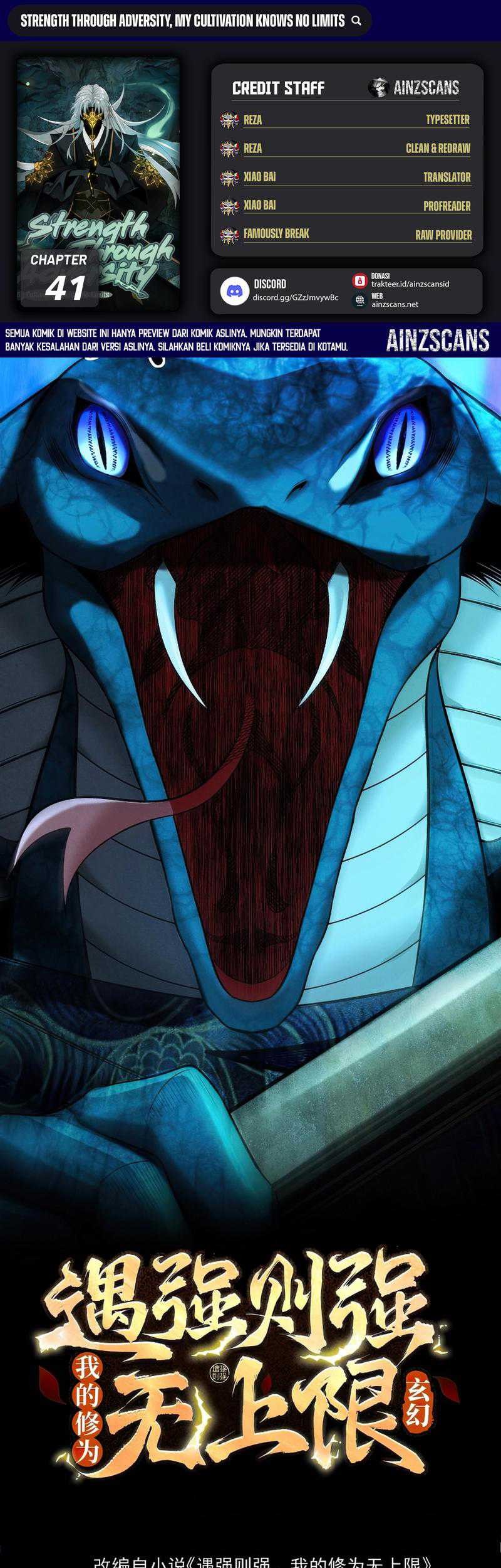 Komik Strength Through Adversity, My Cultivation Knows No Limits - Chapter 41