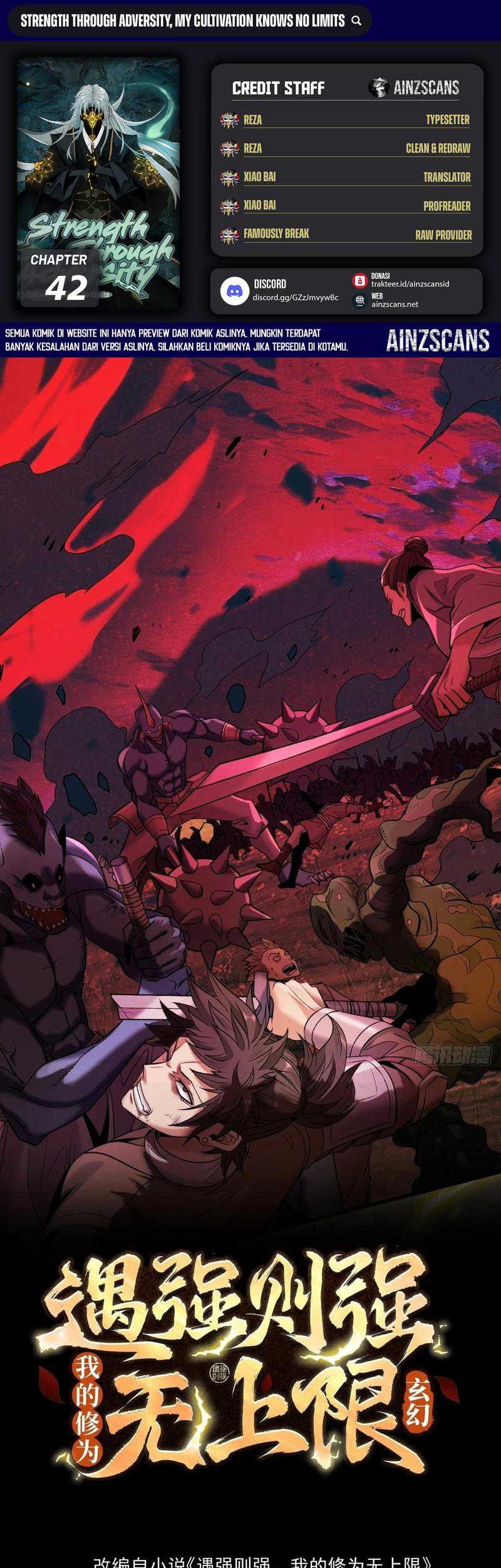 Komik Strength Through Adversity, My Cultivation Knows No Limits - Chapter 42