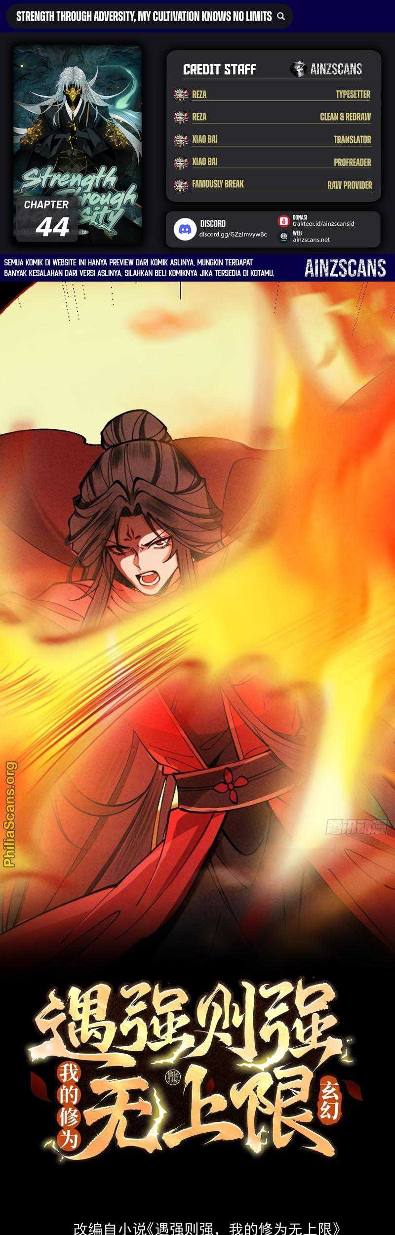 Komik Strength Through Adversity, My Cultivation Knows No Limits - Chapter 44