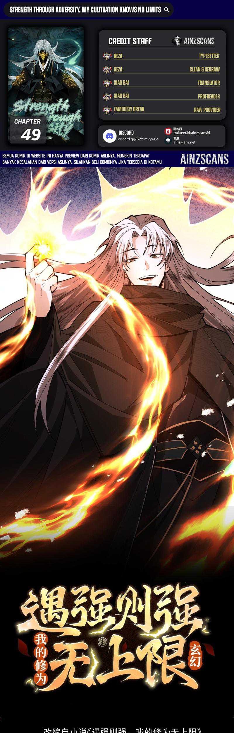 Komik Strength Through Adversity, My Cultivation Knows No Limits - Chapter 49