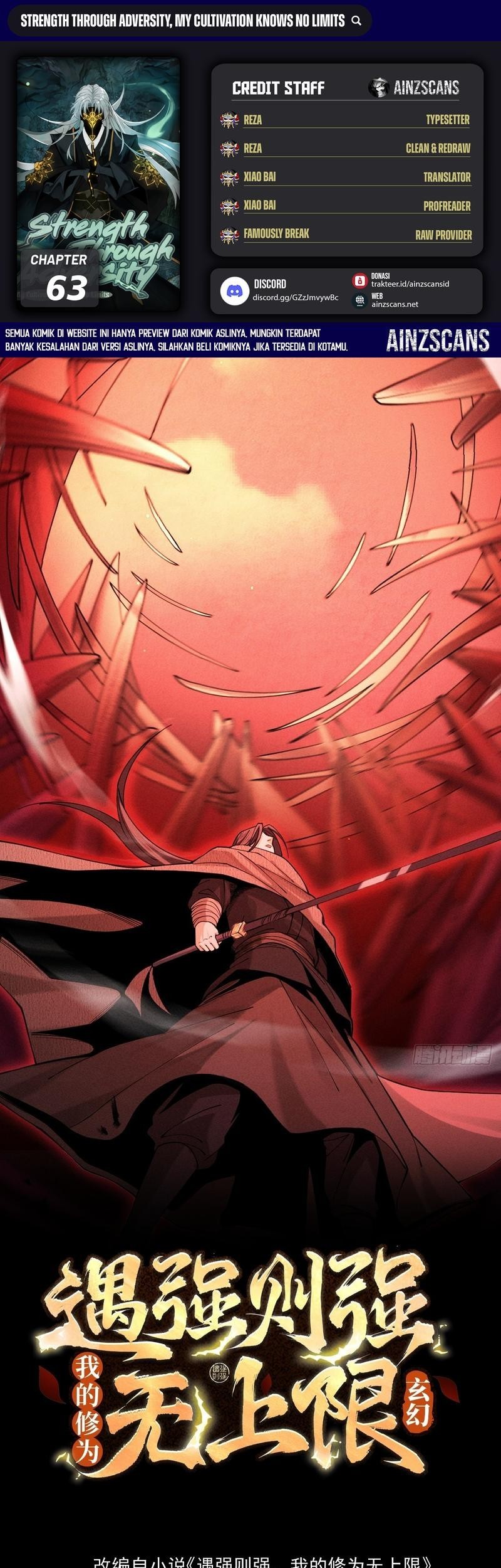 Komik Strength Through Adversity, My Cultivation Knows No Limits - Chapter 63