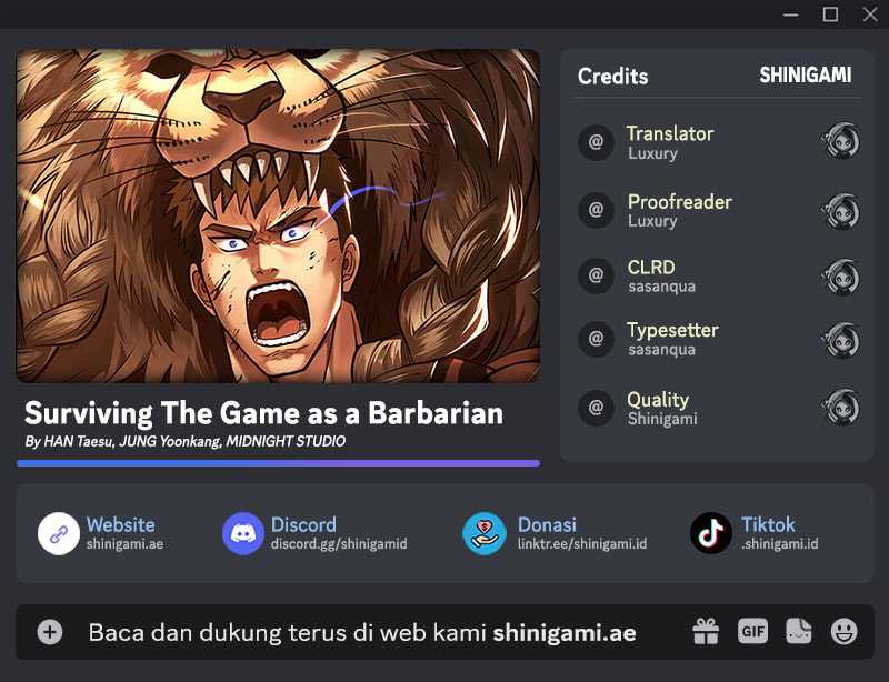 Komik Survive as a Barbarian in the Game - Chapter 103