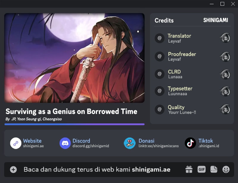Komik Surviving as a Genius on Borrowed Time - Chapter 37