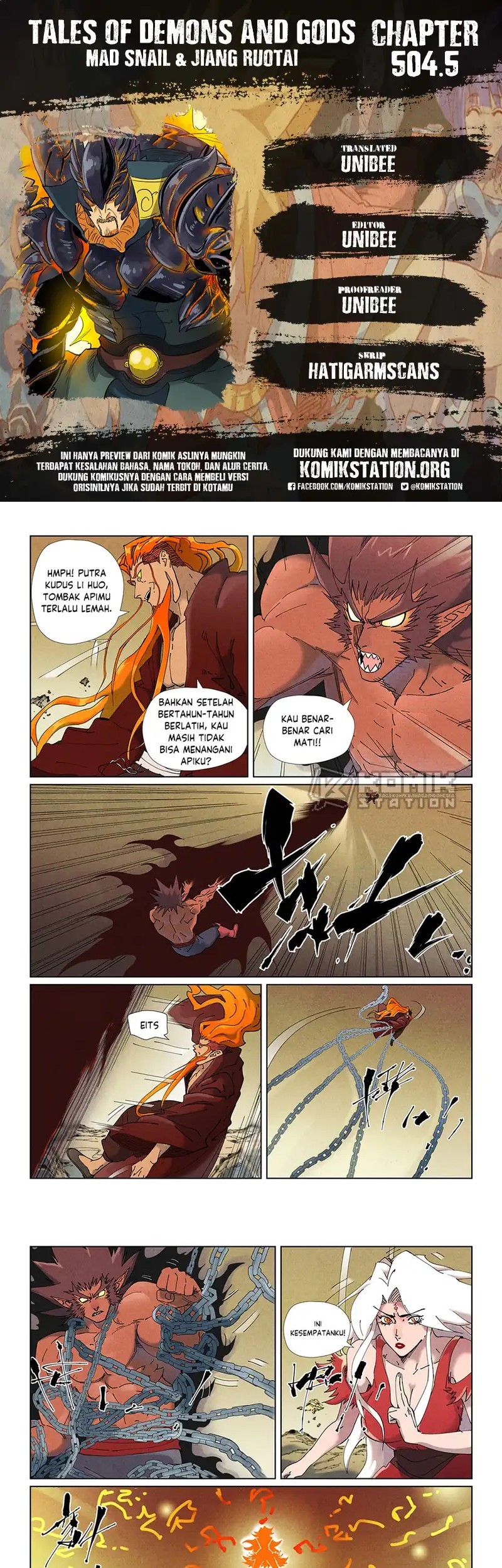 Komik Tales of Demons and Gods - Chapter 504.5