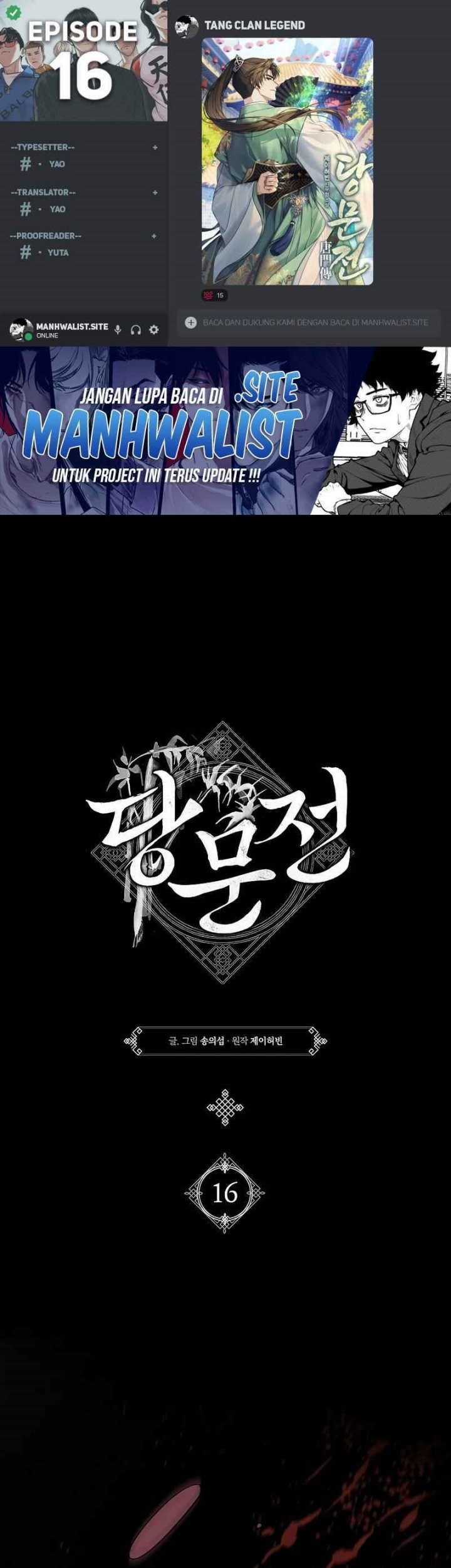 Komik Tang Clan Legend - Chapter 16