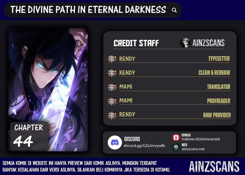 Baca Komik The Divine Path in Eternal Darkness Chapter 44 Gambar 1