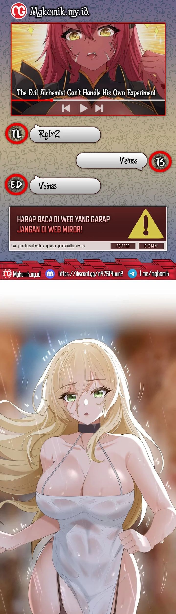 Komik The Evil Alchemist Can’t Handle His Own Experiment - Chapter 34